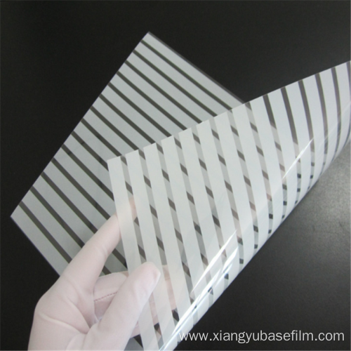 Office Glass Protection Anti-explosion Striped Solar Film